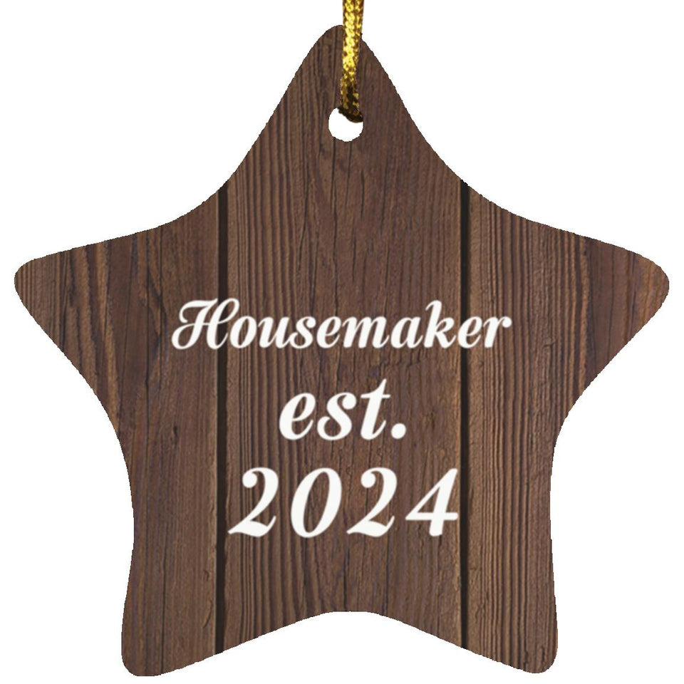 Housemaker Established Est. 2024 - Star Ornament D
