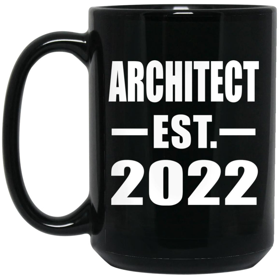 Architect Established EST. 2022 - 15oz Coffee Mug Black