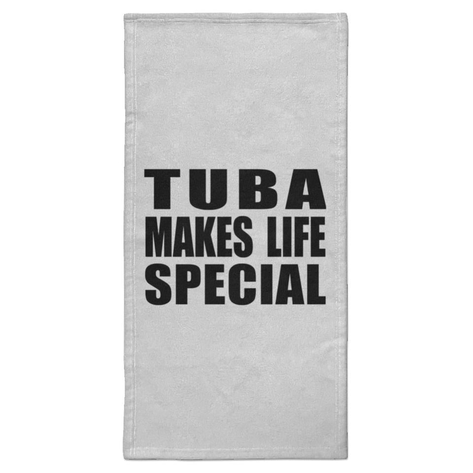 Tuba Makes Life Special - Hand Towel
