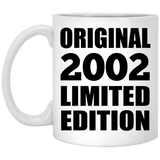 22nd Birthday Original 2002 Limited Edition - 11oz Coffee Mug