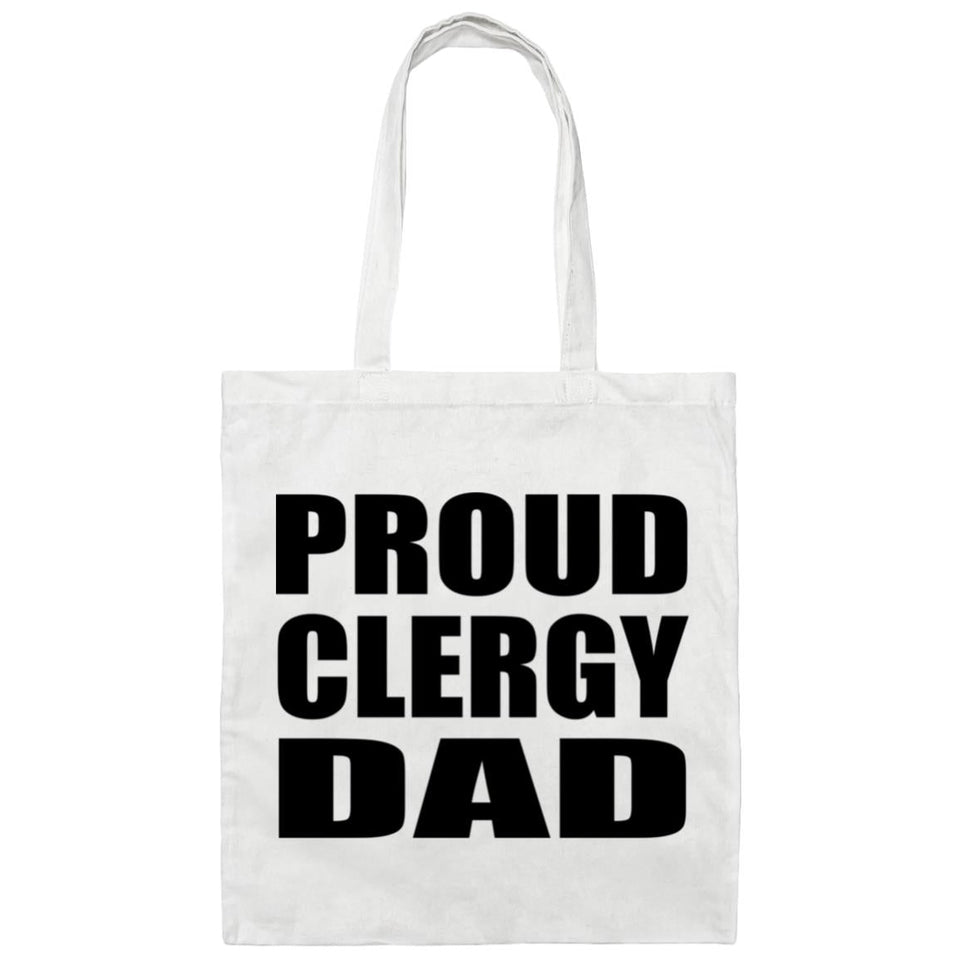 Proud Clergy Dad - Tote Bag White