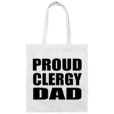 Proud Clergy Dad - Tote Bag White