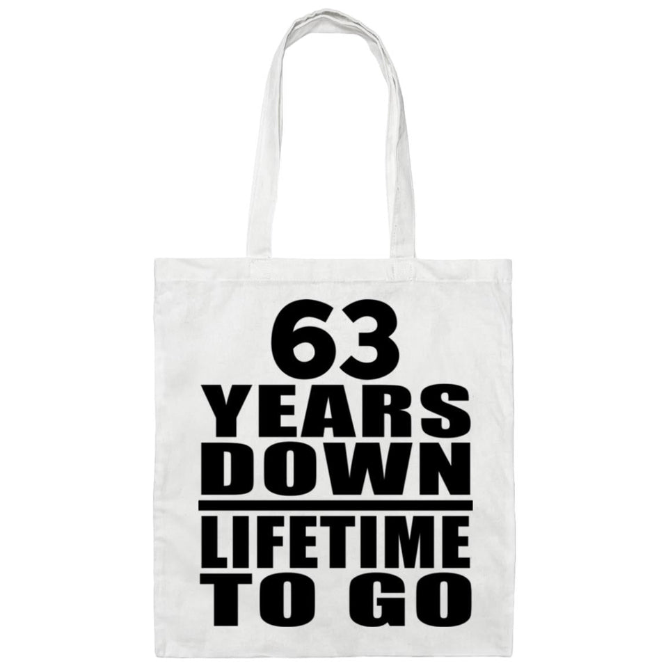 63 Years Down Lifetime To Go - Tote Bag White