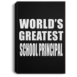 World's Greatest School Principal - Canvas Portrait