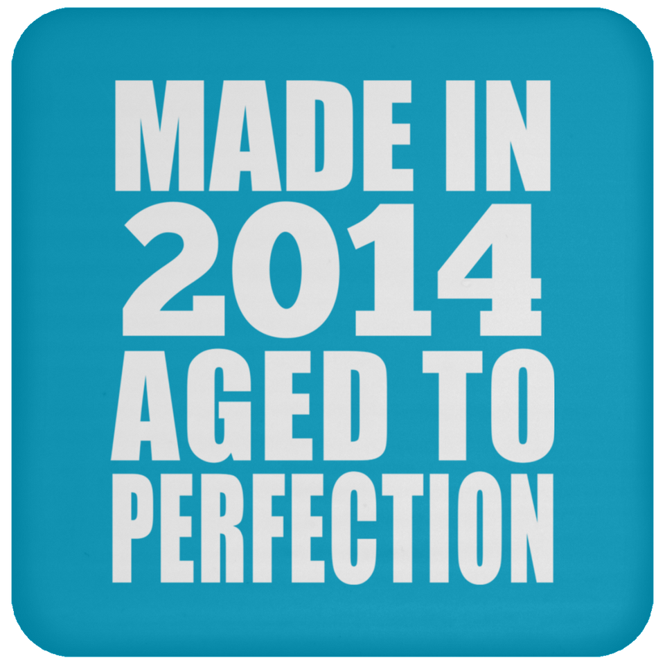 9th Birthday Made In 2014 Aged to Perfection - Drink Coaster