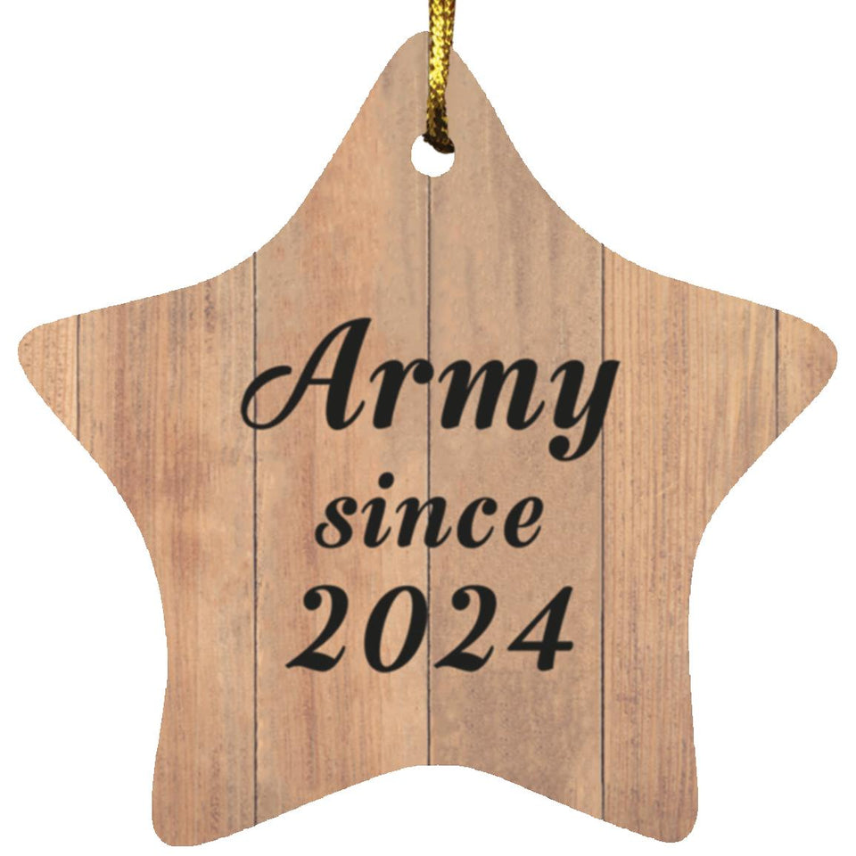 Army Since 2024 - Star Ornament C