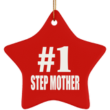 Number One #1 Step Mother - Star Ornament
