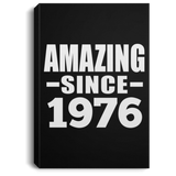 48th Birthday Amazing Since 1976 - Canvas Portrait