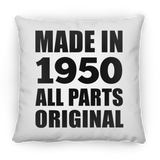 74th Birthday Made in 1950 All Parts Original - Throw Pillow