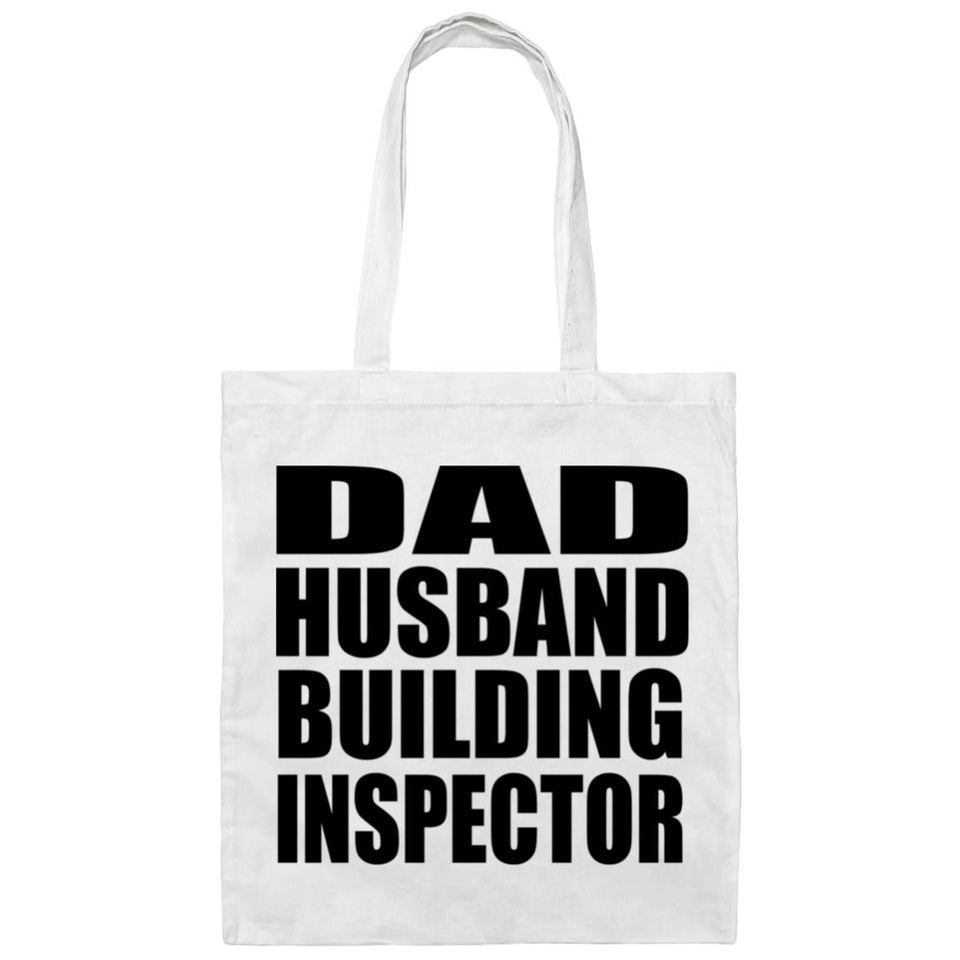 Dad Husband Building Inspector - Tote Bag White