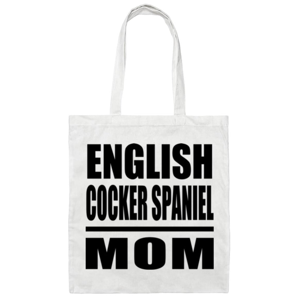English Cocker Spaniel Mom - Tote Bag White