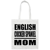English Cocker Spaniel Mom - Tote Bag White