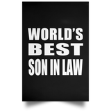 World's Best Son In Law - Poster Portrait