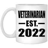 Veterinarian Established EST. 2022 - 11oz Coffee Mug