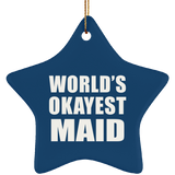 World's Okayest Maid - Star Ornament