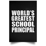 World's Greatest School Principal - Poster Portrait