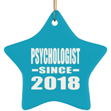 Psychologist Since 2018 - Star Ornament