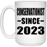 Conservationist Since 2023 - 15oz Coffee Mug