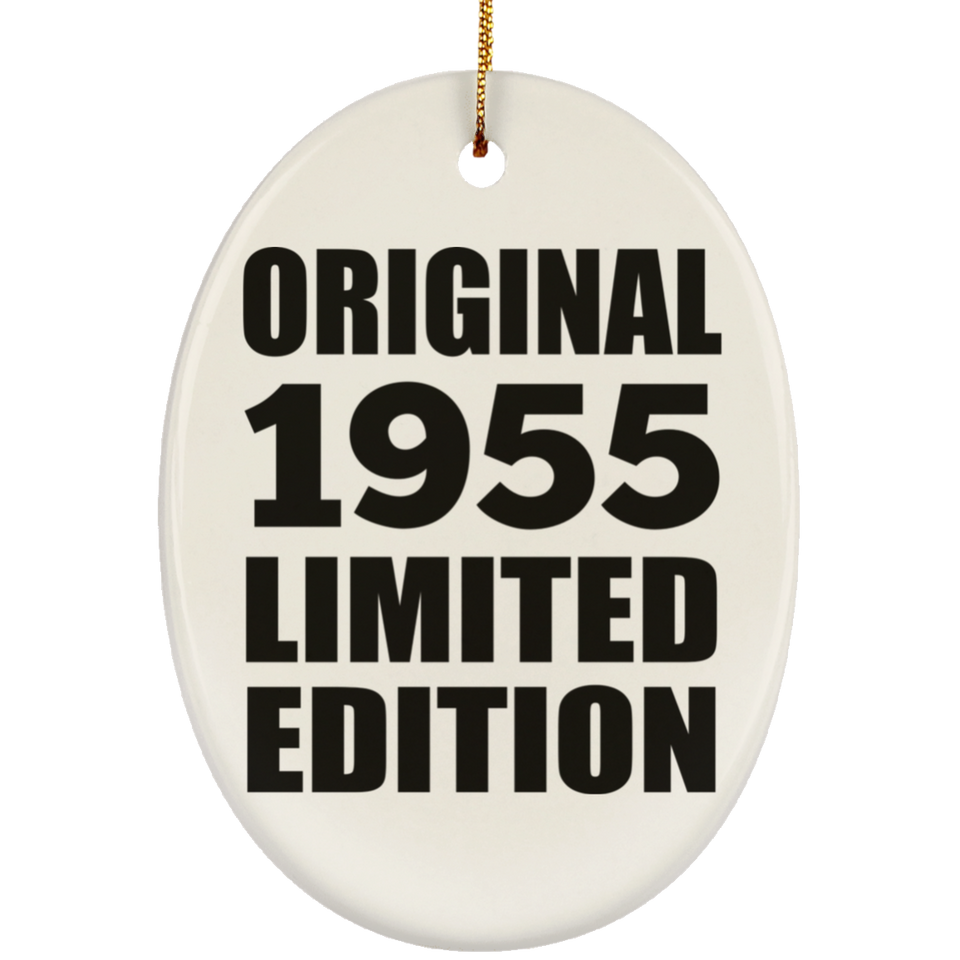 69th Birthday Original 1955 Limited Edition - Oval Ornament