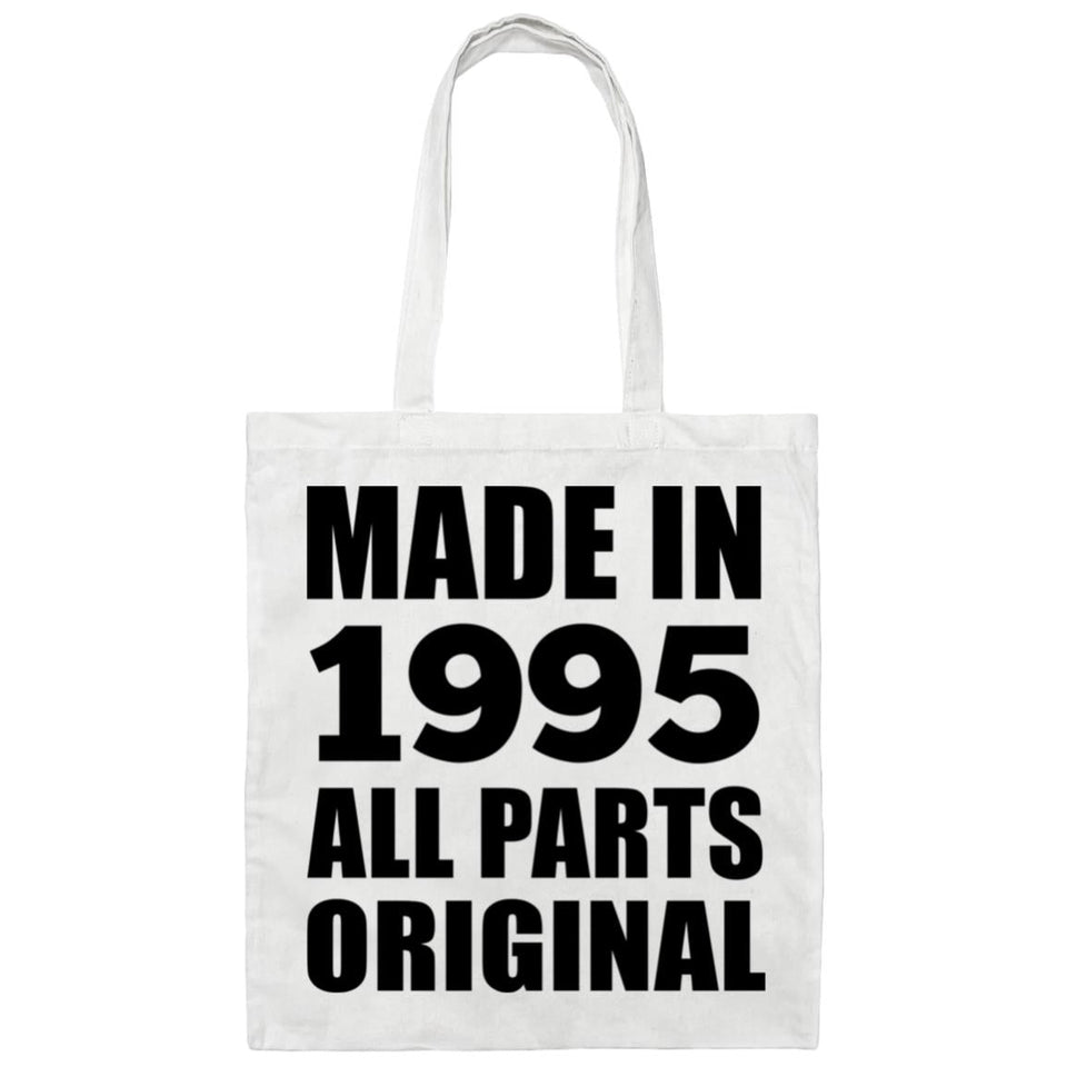 29th Birthday Made in 1995 All Parts Original - Tote Bag White