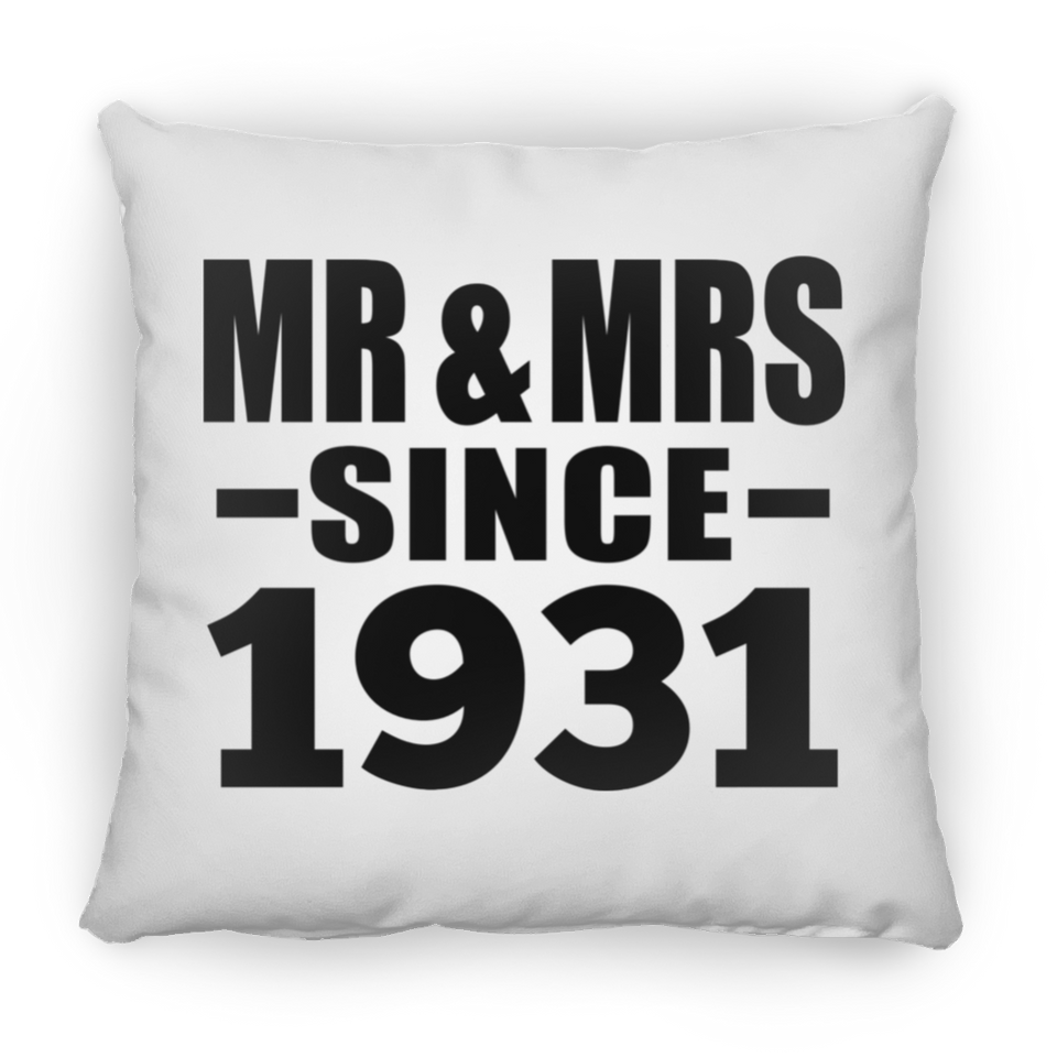 93rd Anniversary Mr & Mrs Since 1931 - Throw Pillow