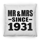 93rd Anniversary Mr & Mrs Since 1931 - Throw Pillow