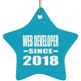 Web Developer Since 2018 - Star Ornament