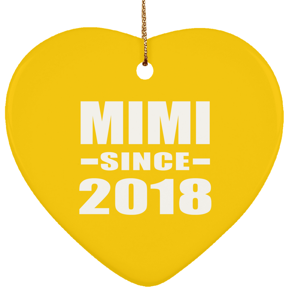 Mimi Since 2018 - Heart Ornament