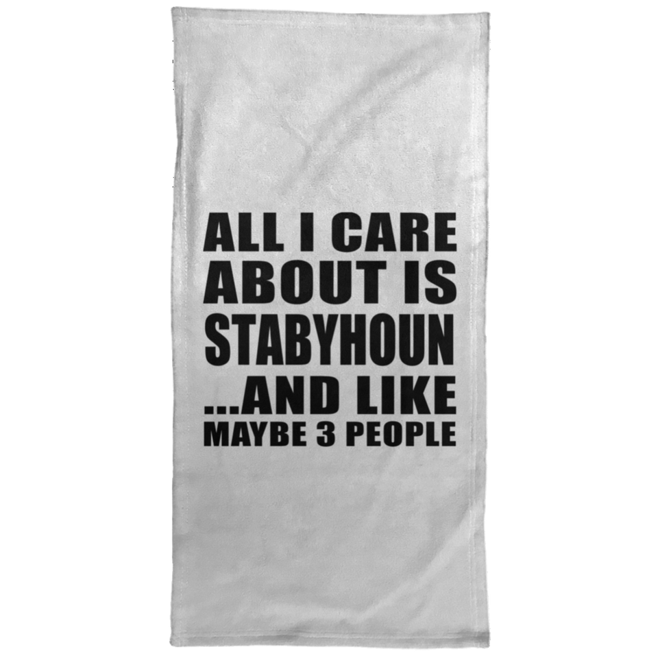 All I Care About Is Stabyhoun - Hand Towel