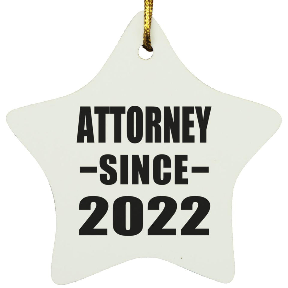 Attorney Since 2022 - Star Ornament