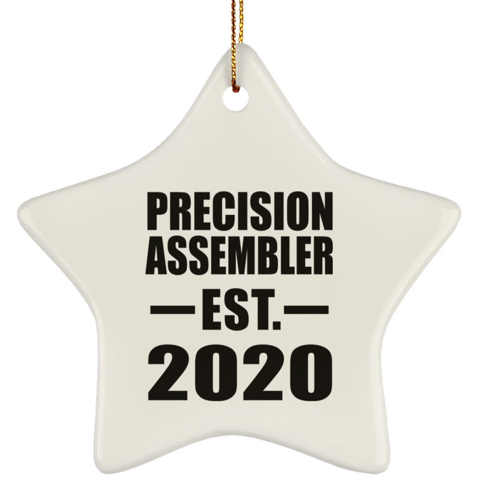 Precision Assembler Established EST. 2020 - Star Ornament