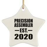 Precision Assembler Established EST. 2020 - Star Ornament