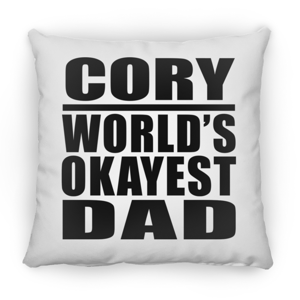 Cory World's Okayest Dad - Throw Pillow