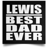 Lewis Best Dad Ever - Poster Square