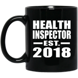 Health Inspector Established EST. 2018 - 11 Oz Coffee Mug