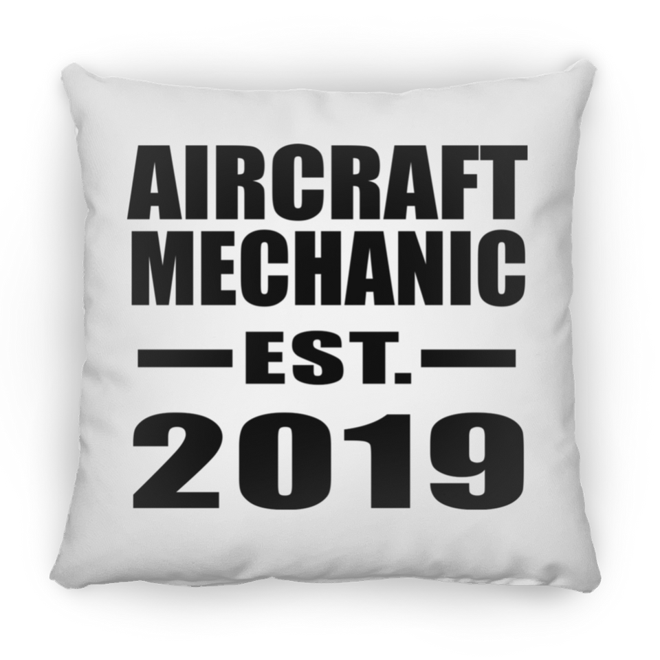 Aircraft Mechanic Established EST. 2019 - Throw Pillow