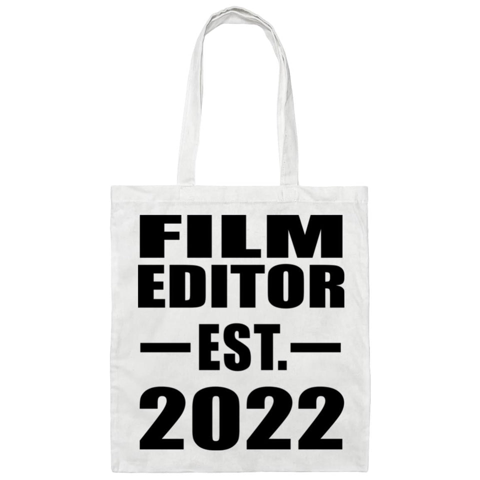 Film Editor Established EST. 2022 - Tote Bag White