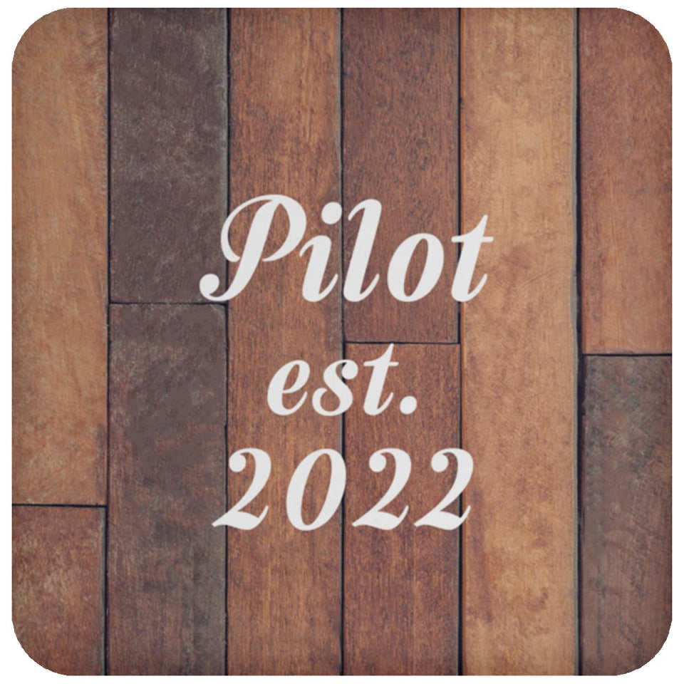 Pilot Established Est. 2022 - Drink Coaster E