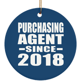 Purchasing Agent Since 2018 - Circle Ornament