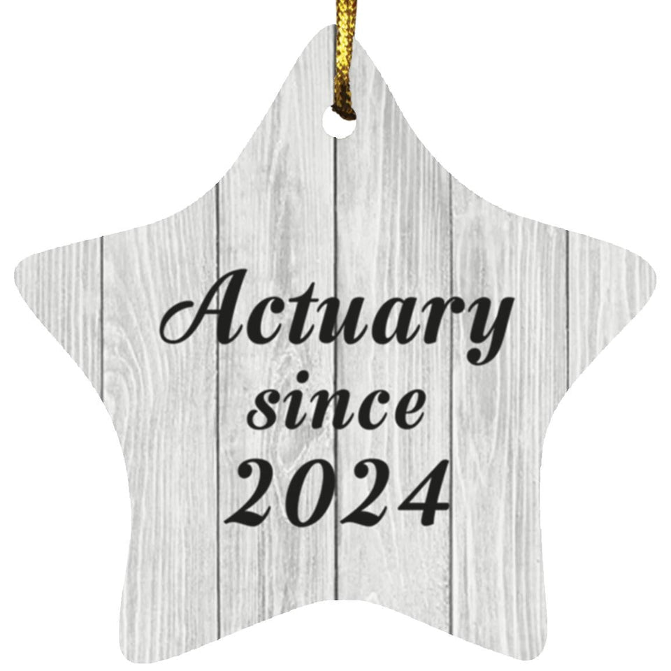 Actuary Since 2024 - Star Ornament F