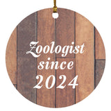 Zoologist Since 2024 - Circle Ornament E