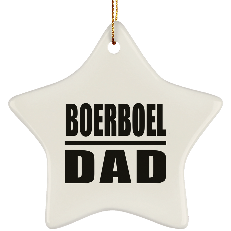 Boerboel Dad - Star Ornament