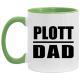 Plott Dad - 11oz Accent Mug Green