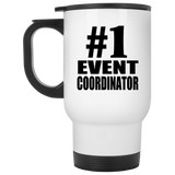 Number One #1 Event Coordinator - White Travel Mug