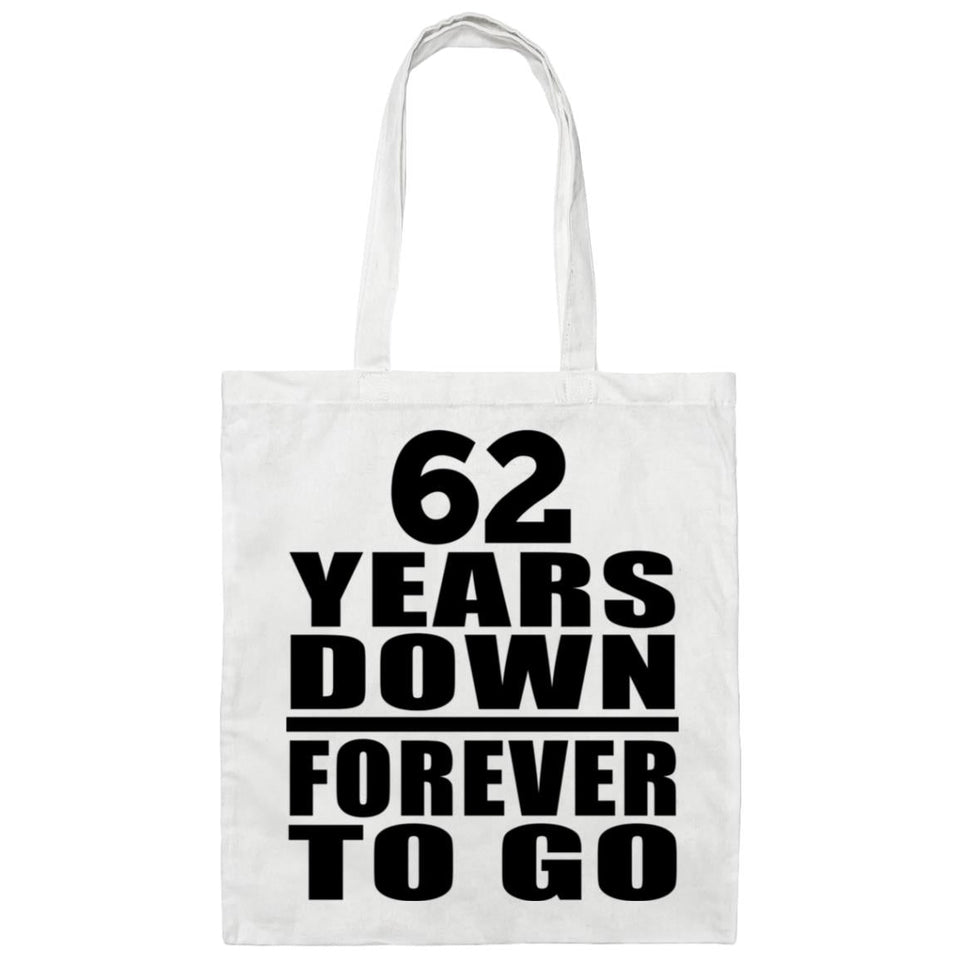 62nd Anniversary 62 Years Down Forever to Go - Tote Bag White