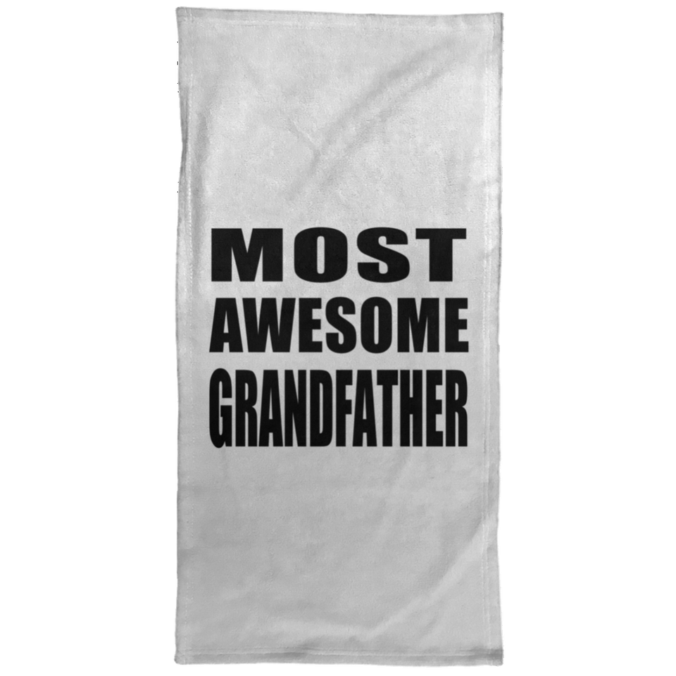Most Awesome Grandfather - Hand Towel