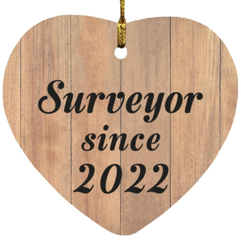 Surveyor Since 2022 - Heart Ornament C