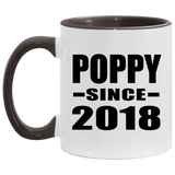 Poppy Since 2018 - 11oz Accent Mug Black