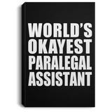 World's Okayest Paralegal Assistant - Canvas Portrait