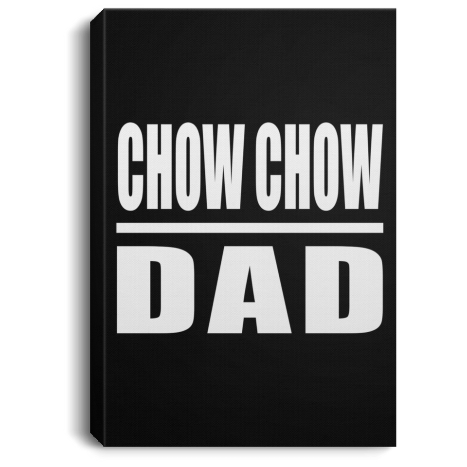 Chow Chow Dad - Canvas Portrait